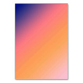 Solid Color American Tischnummer Card (Rückseite)