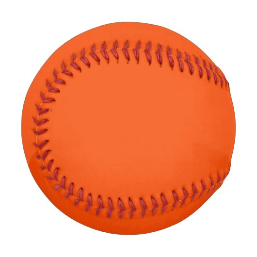 Solid color blood orange baseball (Vorderseite Links)
