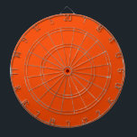 Solid color blood orange dartscheibe<br><div class="desc">Trendy simple design in blood orange solid color.</div>