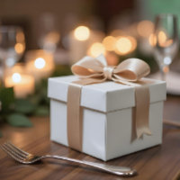 Solid Color Boho Gray Beige D2AFA1 Satin Ribbon