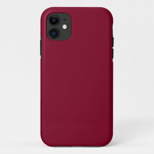Solid color burgundy maroon Case-Mate iPhone hülle