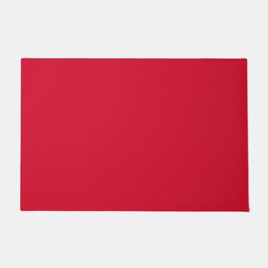 Solid color Chinese Red Fußmatte (Vorderseite)