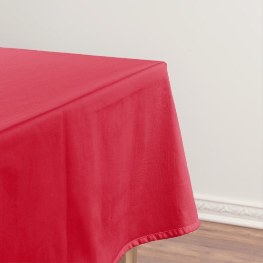 Solid color Chinese Red Tischdecke (Beispiel)