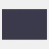 Solid Color Cream Gold Eggplant Geschenkpapier Set (Vorderseite 3)