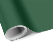 Solid color dark green geschenkpapier (Rolleneckpunkt)