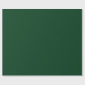 Solid color dark green geschenkpapier (Flach)