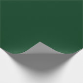 Solid color dark green geschenkpapier (Ecke)