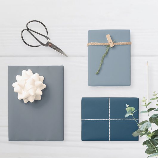 Solid color gift sheets , Christmas gift wrapping Geschenkpapier Set