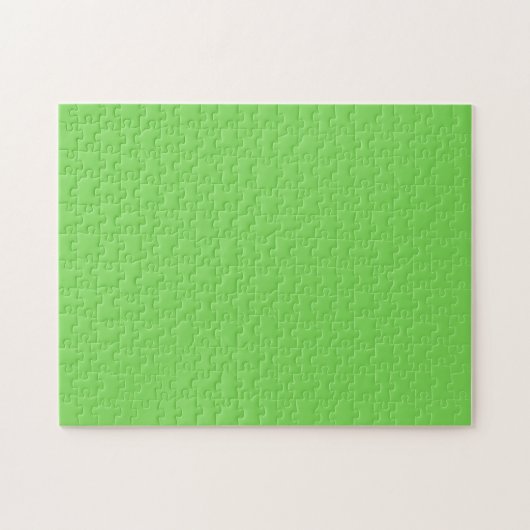 Solid Color Green Puzzle (Horizontal)