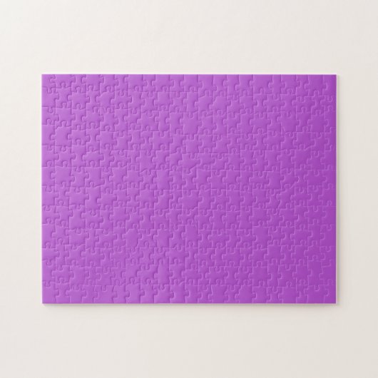 Solid Color Medium Orchid Puzzle (Horizontal)