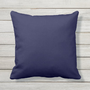 Solid Color Nautical Navy Blue Kissen