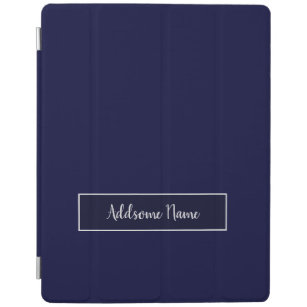 Solid Color Navy Blue Electronics Accessory iPad Hülle