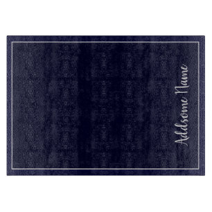 Solid color Navy Blue Kitchen Cutting Board Schneidebrett