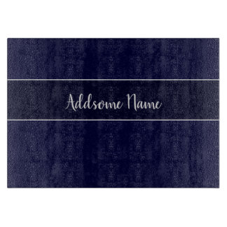 Solid color Navy Blue Kitchen Schneidebrett