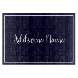 Solid color Navy Blue Kitchen Schneidebrett