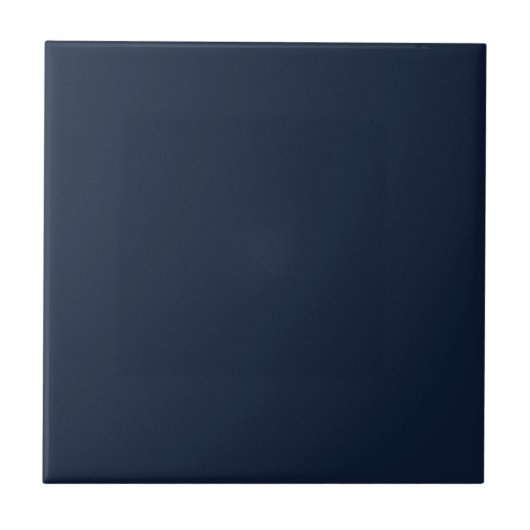 Solid color navy deep sea blue fliese (Vorderseite)