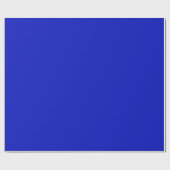 Solid Color: Royal Blue Geschenkpapier (Flach)