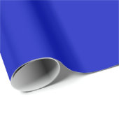 Solid Color: Royal Blue Geschenkpapier (Rolleneckpunkt)