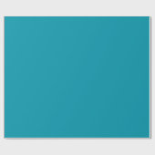 Solid color seaside teal geschenkpapier (Flach)