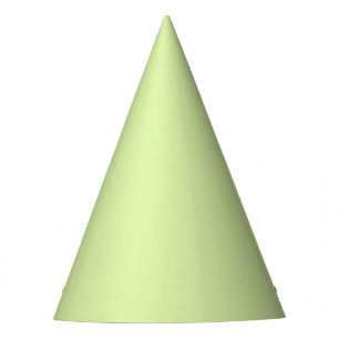 Solid color soft honeydew green partyhütchen