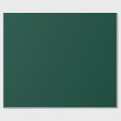 Solid color spruce dark green geschenkpapier (Flach)