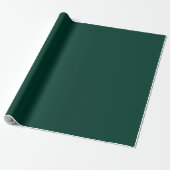 Solid color spruce dark green geschenkpapier (Ungerollt)