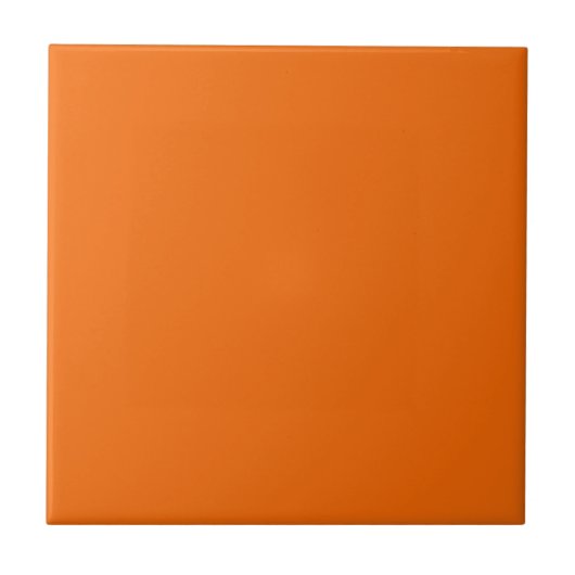 Solid color tiger orange fliese (Vorderseite)