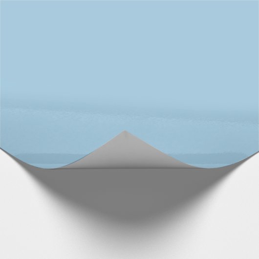 Solid Cornflower Blue Geschenkpapier (Ecke)