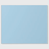 Solid Cornflower Blue Geschenkpapier (Flach)