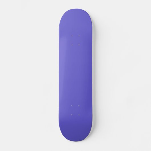 Solid Cornflower Blue Skateboard (Vorderseite)