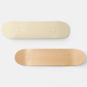 Solid Cream Skateboard (Horizontal)