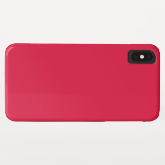 Solid Crimson Case-Mate iPhone Hülle (Rückseite (Horizontal))