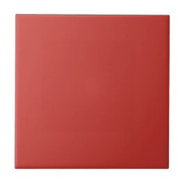 Solid Crimson Red Color | #C83730 Fliese