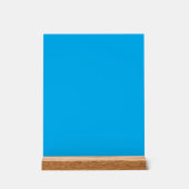 Solid Cyan Blue Background Acrylschild (Vorderseite)