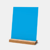 Solid Cyan Blue Background Acrylschild (Winkel)