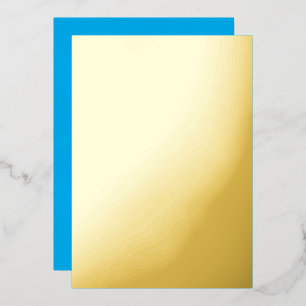 Solid Cyan Blue Background Sommerminimalstil Folieneinladung