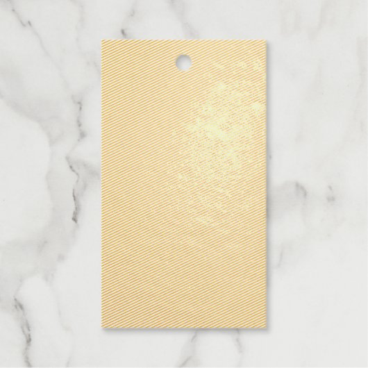 Solid Cyan Blue Background | Sommerminimalstil Geschenkanhänger (Vorderseite)