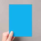 Solid Cyan Blue Background | Summer Minimal Style Acryleinladungen (Insitu (Handheld))
