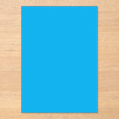 Solid Cyan Blue Background | Summer Minimal Style Acryleinladungen (Vorderseite)