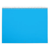 Solid Cyan Blue Background | Summer Minimal Style Kalender (Titelbild)