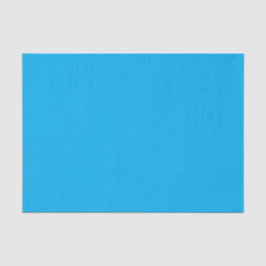 Solid Cyan Blue Background | Summer Minimal Style Seidenpapier