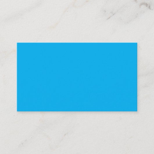 Solid Cyan Blue Background  Visitenkarte (Vorderseite)
