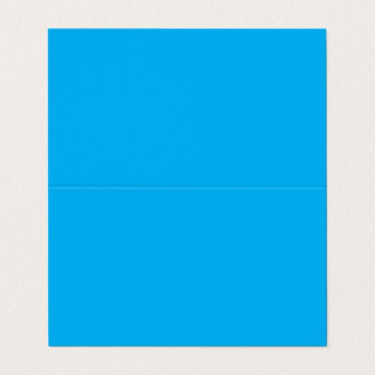 Solid Cyan Blue Background  Visitenkarten (Außenseite Aufgefaltet)