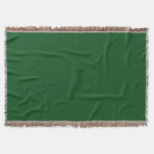 Solid Dark Forest Green Color Decke (Vorderseite)