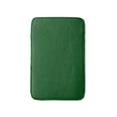Solid Dark Forest Green Color Memory Foam Badematte (Vorderseite Vertikal)