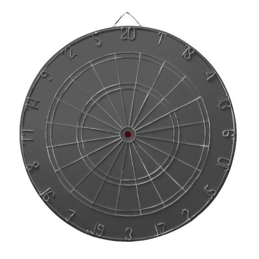 Solid Dark Gray Dartboard Dartscheibe (vorne)