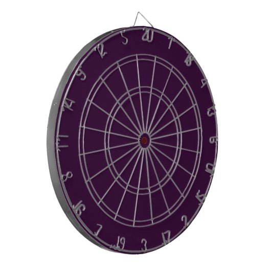 Solid Dark Lila Dartboard Dartscheibe (Vorderseite Links)