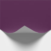 Solid dark plum purple geschenkpapier (Ecke)