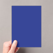 Solid Deep Blue Backdrop | Bold Minimalist Design Acryleinladungen (Insitu (Handheld))