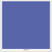 Solid Deep Blue Backdrop | Bold Minimalist Design Aufkleber (Blatt)
